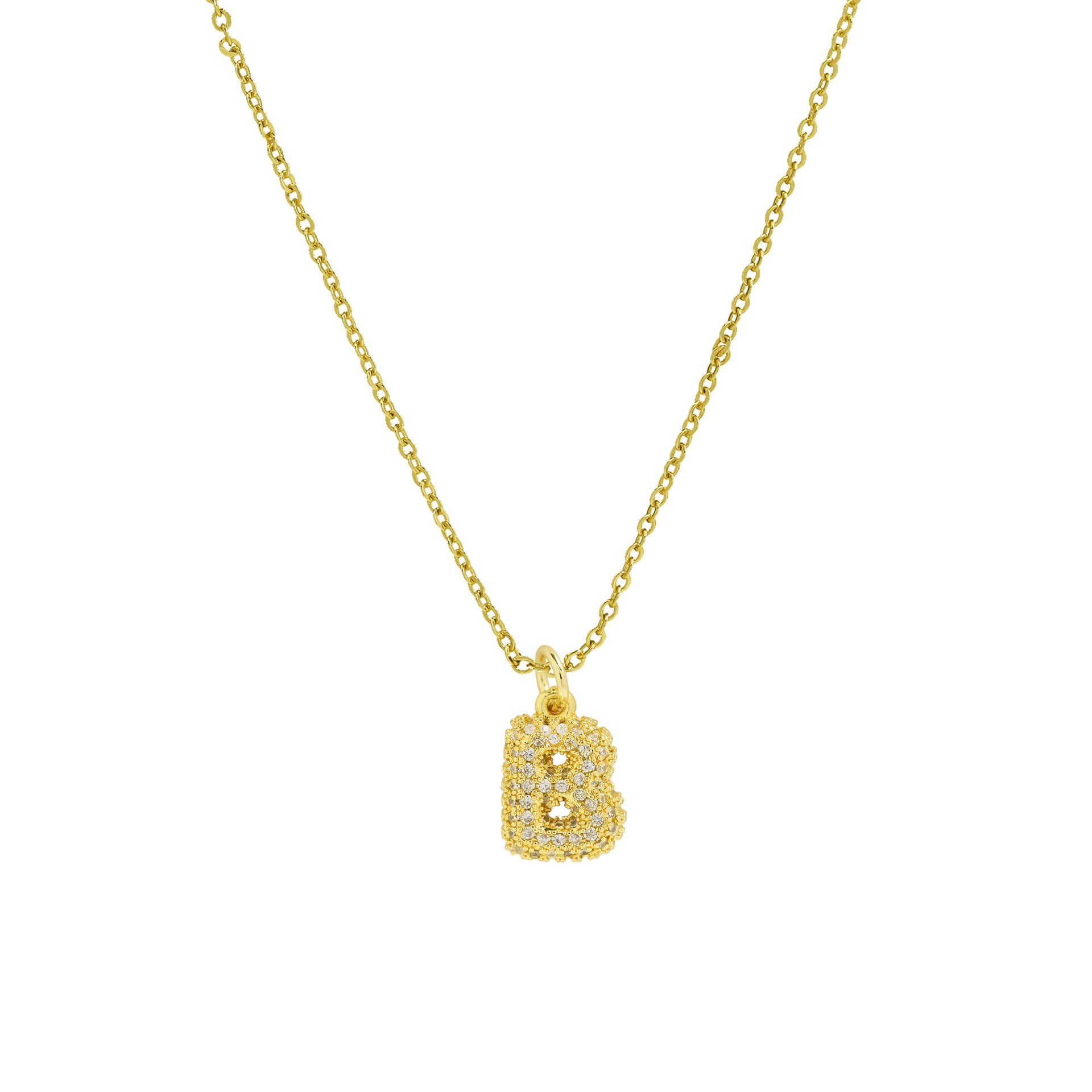 Dyana Balloon Letter Necklace - Letter B [GB3BBFE2]