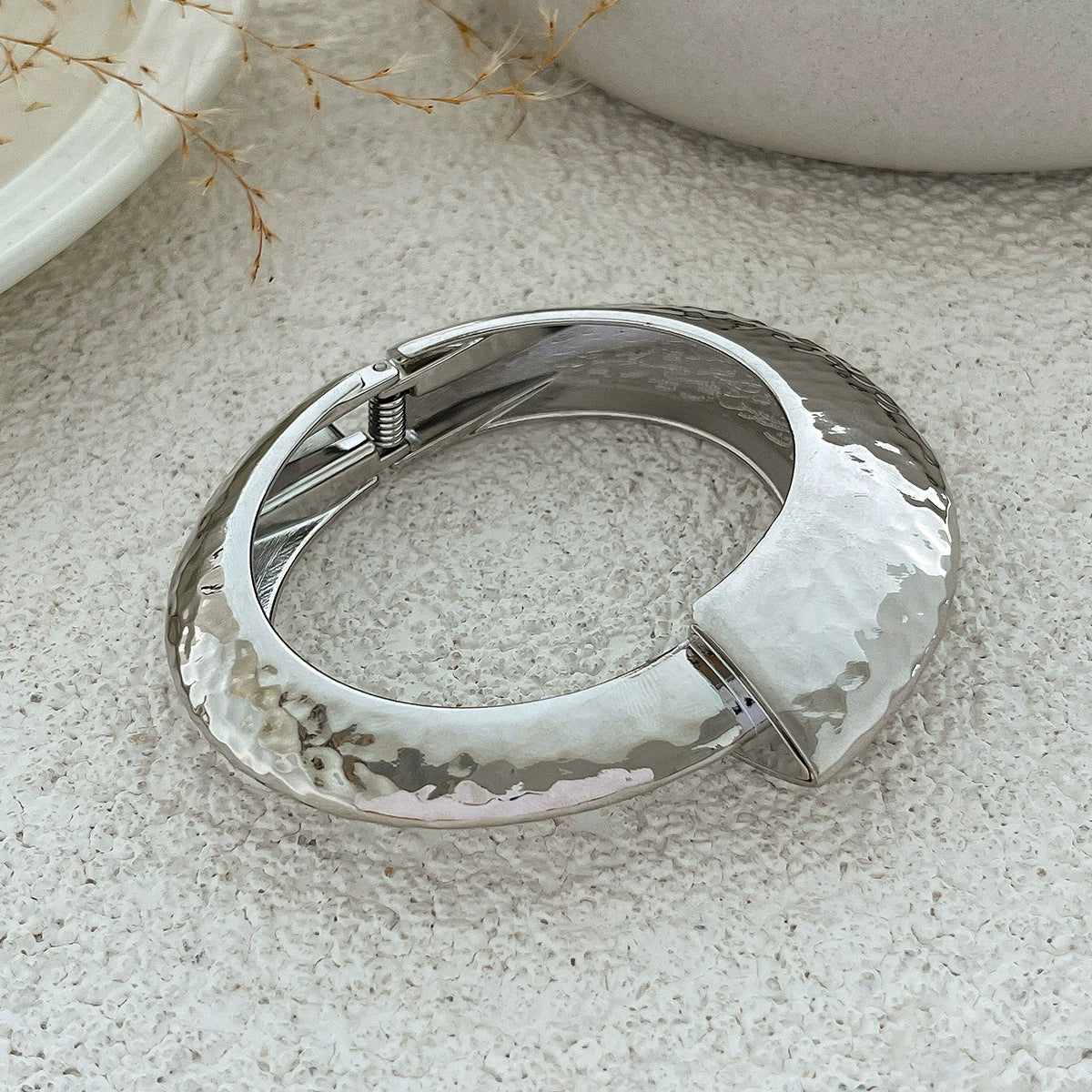 Janylah Liquid Metal Bracelet - Style 03 Silver Bracelet [94X5FHHR]