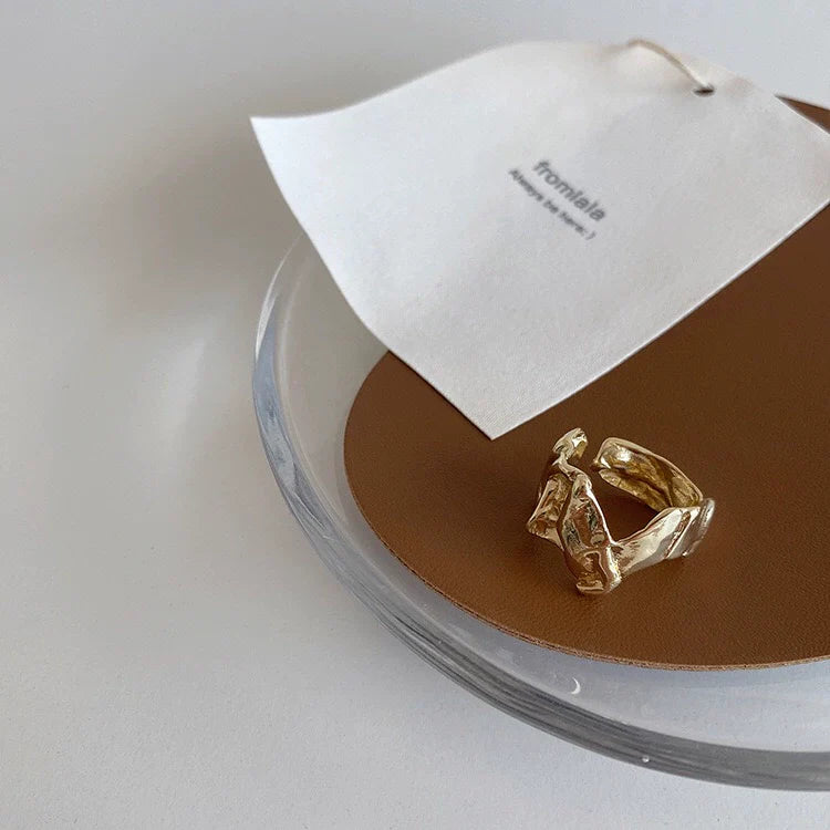 Kim Sculptural Open Ring - Style D