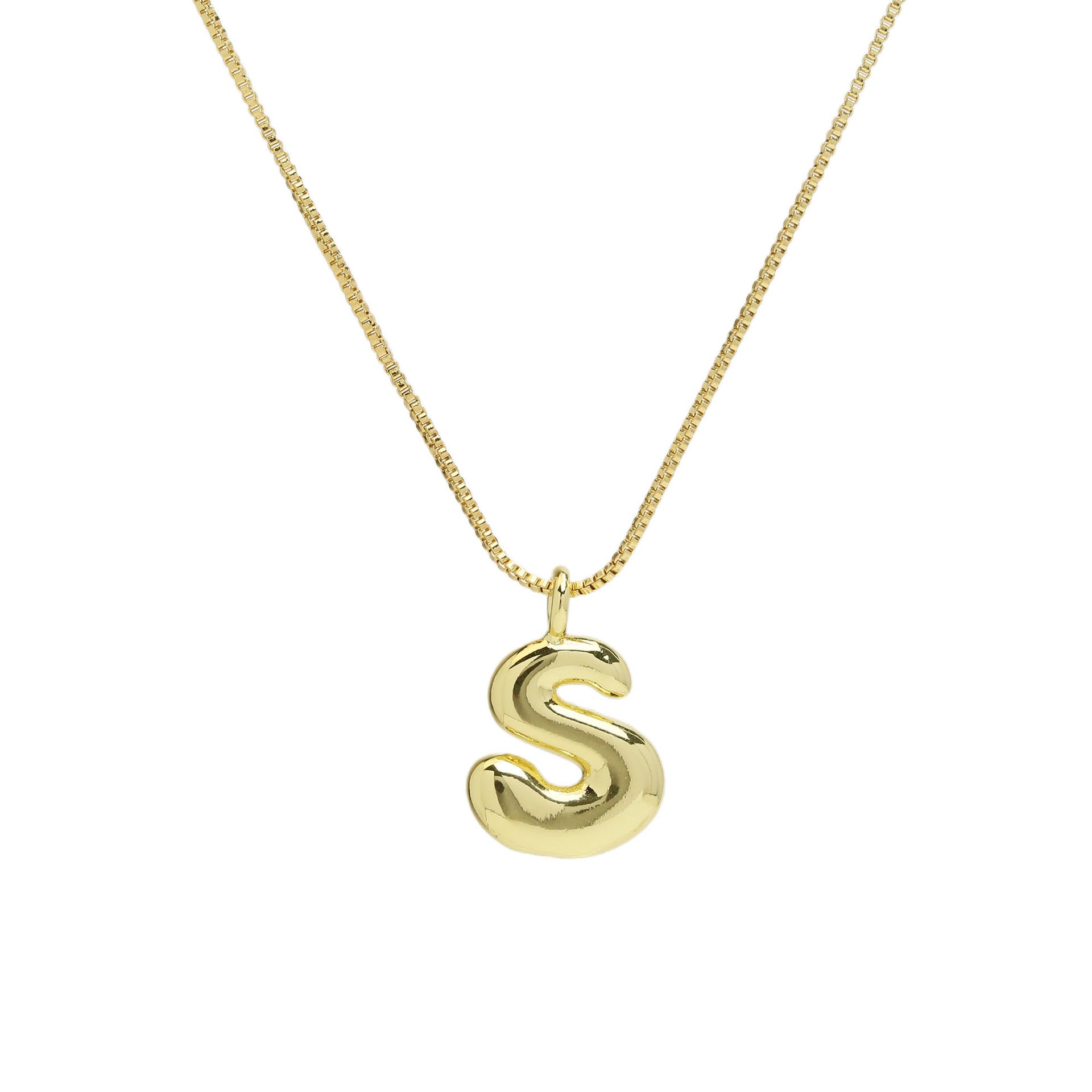 Odalys Gold Initial Pendant - Necklace S [B2XL00JH]