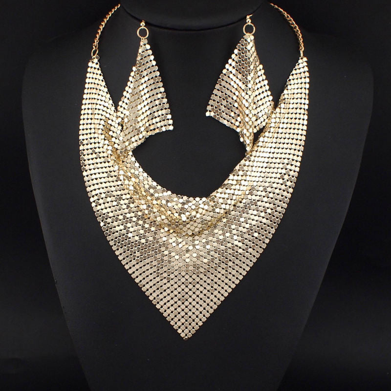 Payson Leopard Statement Set - Gold [XS9BVJXI]