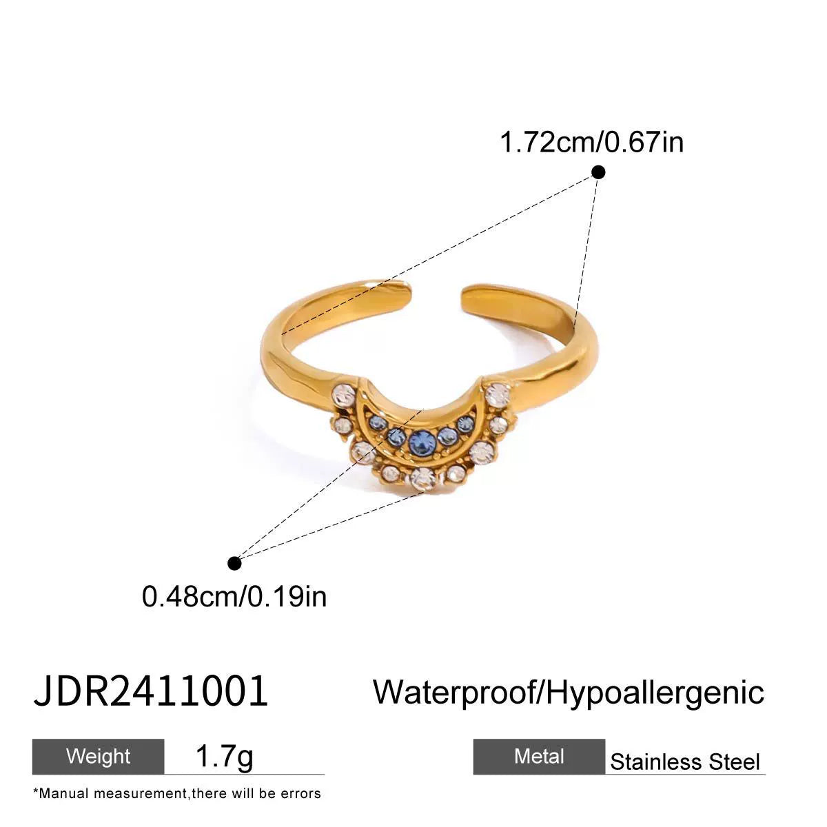 Damya Titanium Stacking Rings - JDR2411001 [16NOKI26]