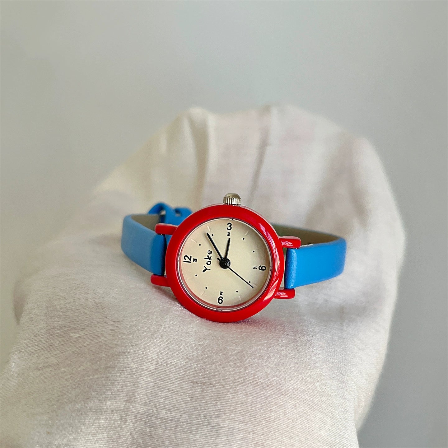 Emmerson Petite Leather Watch - Blueberry (Yake) [BOOIPJVU]