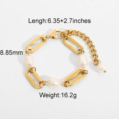 Sanvi Layered Pearl Bracelets - Style 6 [ZN73F0CI]