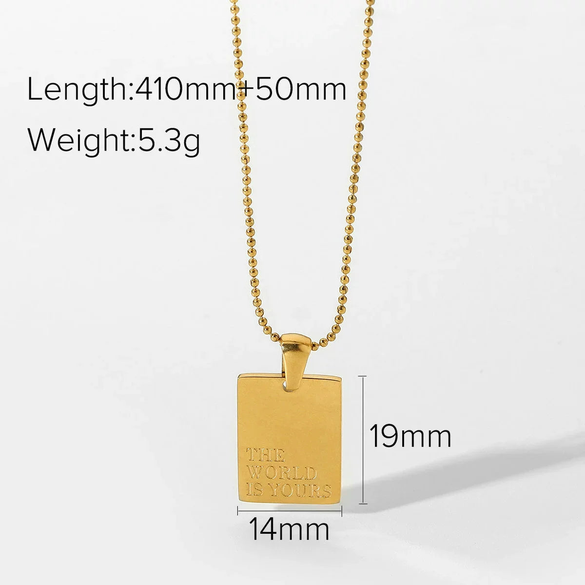 Ricki Layered Message Necklace - JDN20322-1