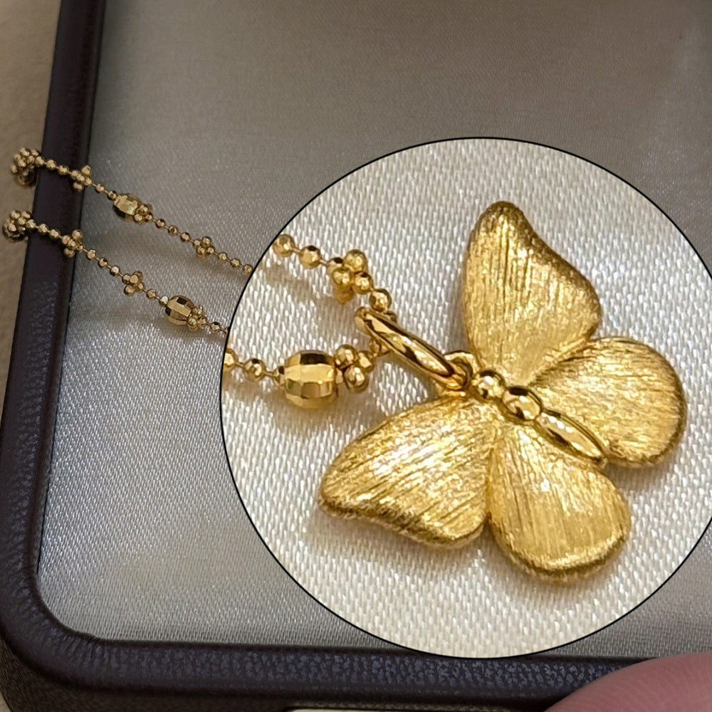 Kollyns Diamond Butterfly Pendant - Brushed Butterfly Pendant (Pendant Only) [1X5V8AR9]