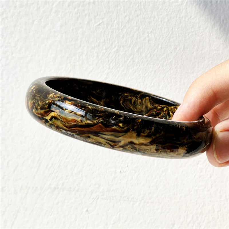 Mariama Gilded Marble Cuff - Copper Marble Gilded [EFCSQWBE]