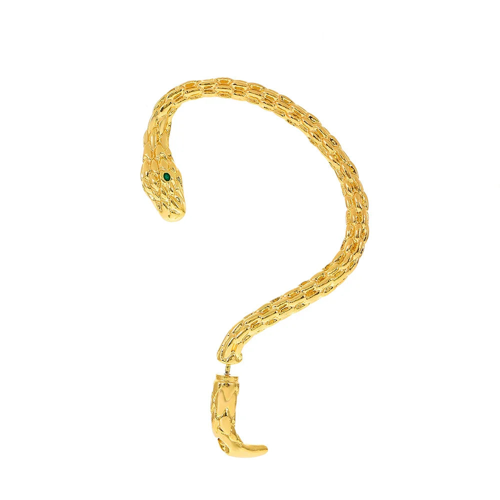Allyanna Serpentine Ear Cuff - Gold-Tone (Left Ear)