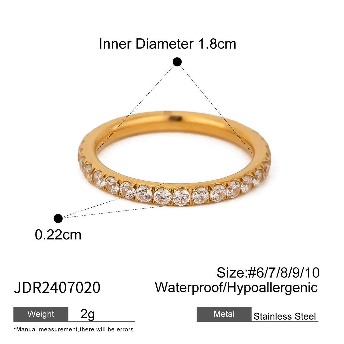 Nimrat Delicate Ring Set - JDR2407020-7 [Z09T7T9Z]