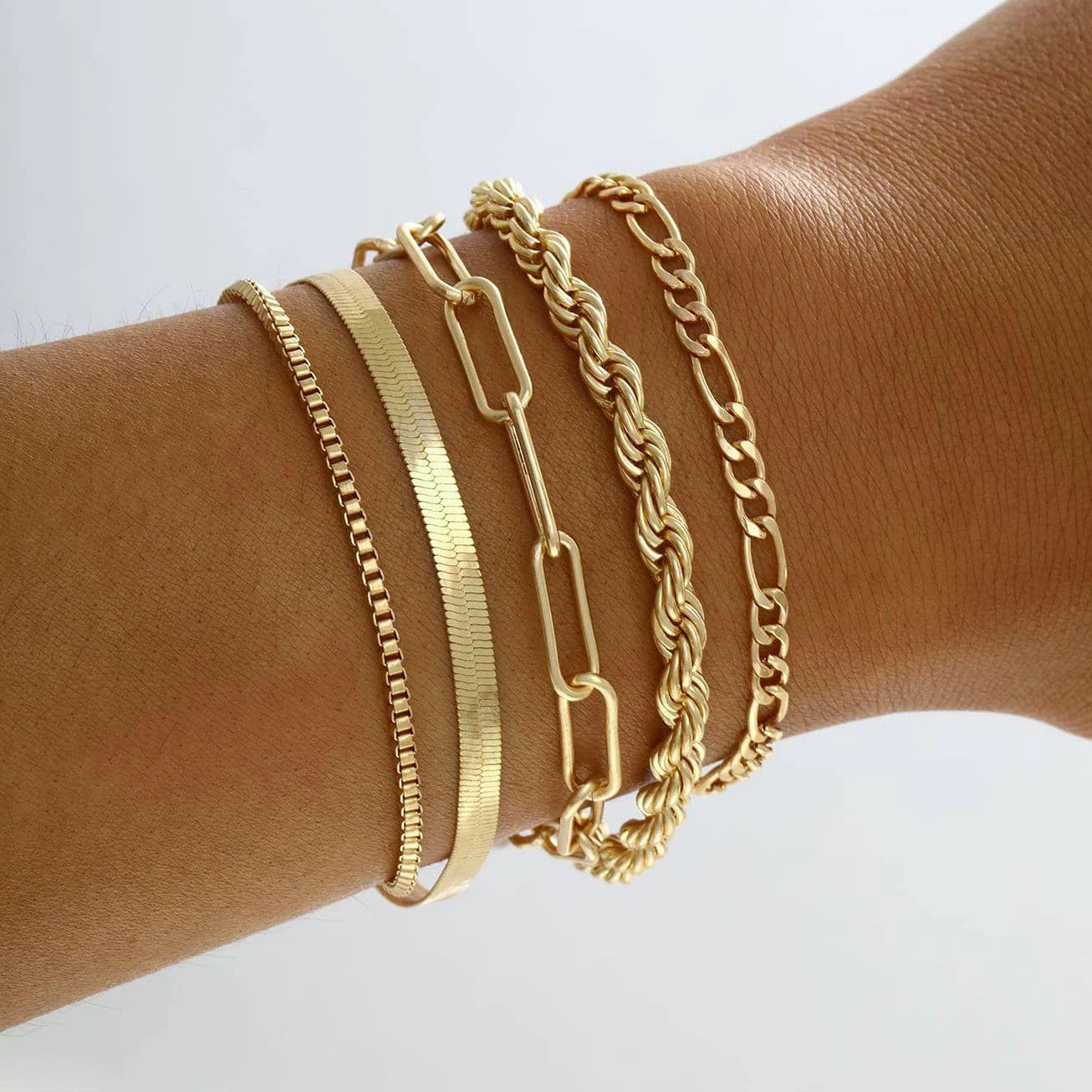 Makayla Stackable Bracelet Set - Style 5 [0I16HKQ6]