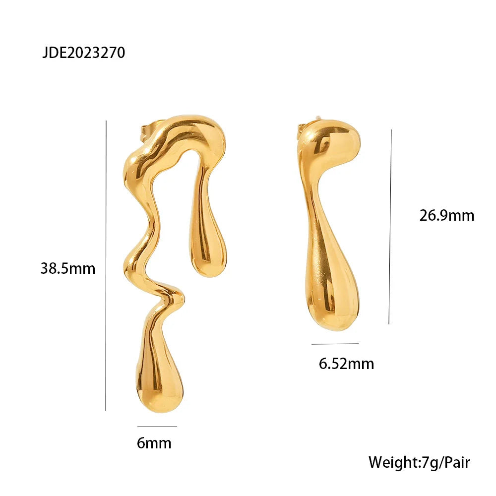 Mackayla Irregular Drop Earrings - JDE2023270