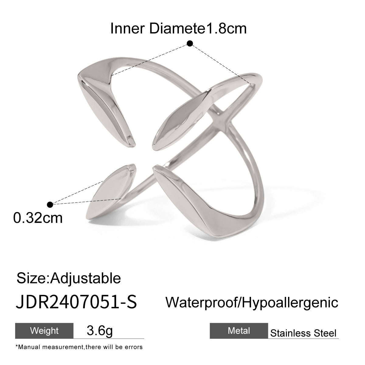 Taya Open Statement Rings - JDR2407051-S [8D7T1985]
