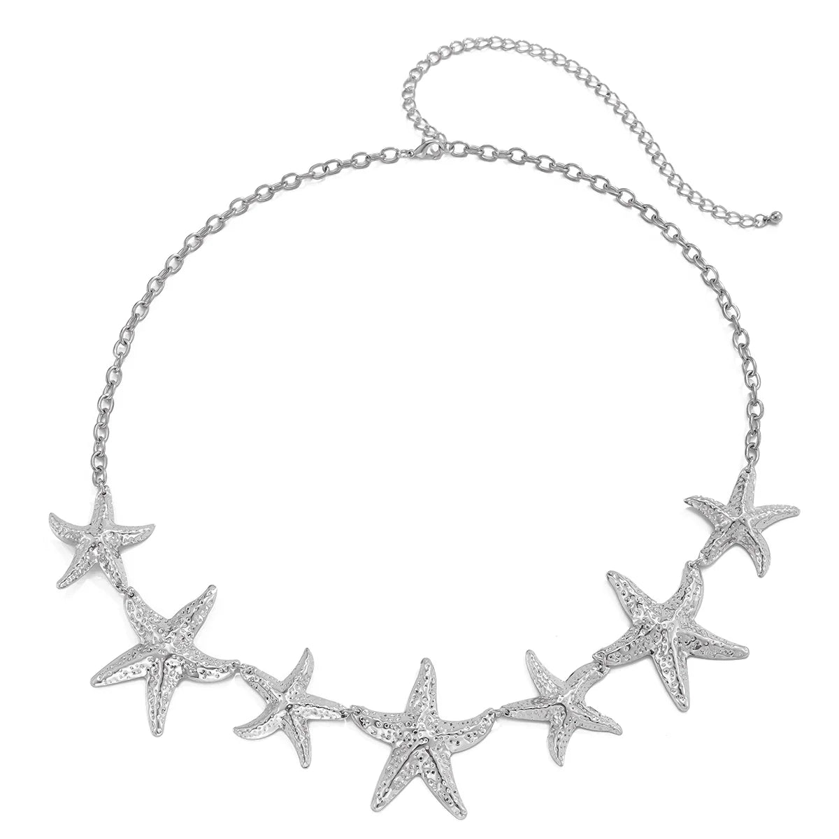 Christabel Starfish Body Chain - Silver