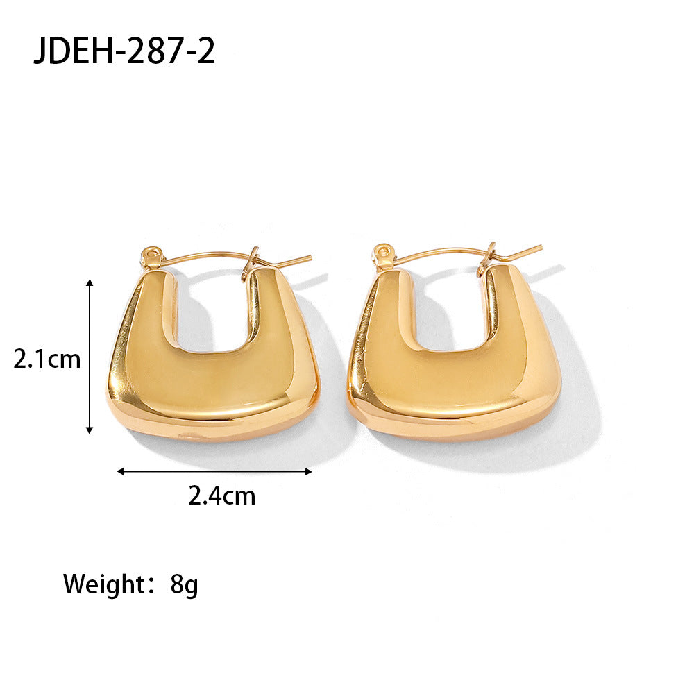 Adelynne Gold Irregular Earrings - JDEH-287-2 [OGJZ7FFM]
