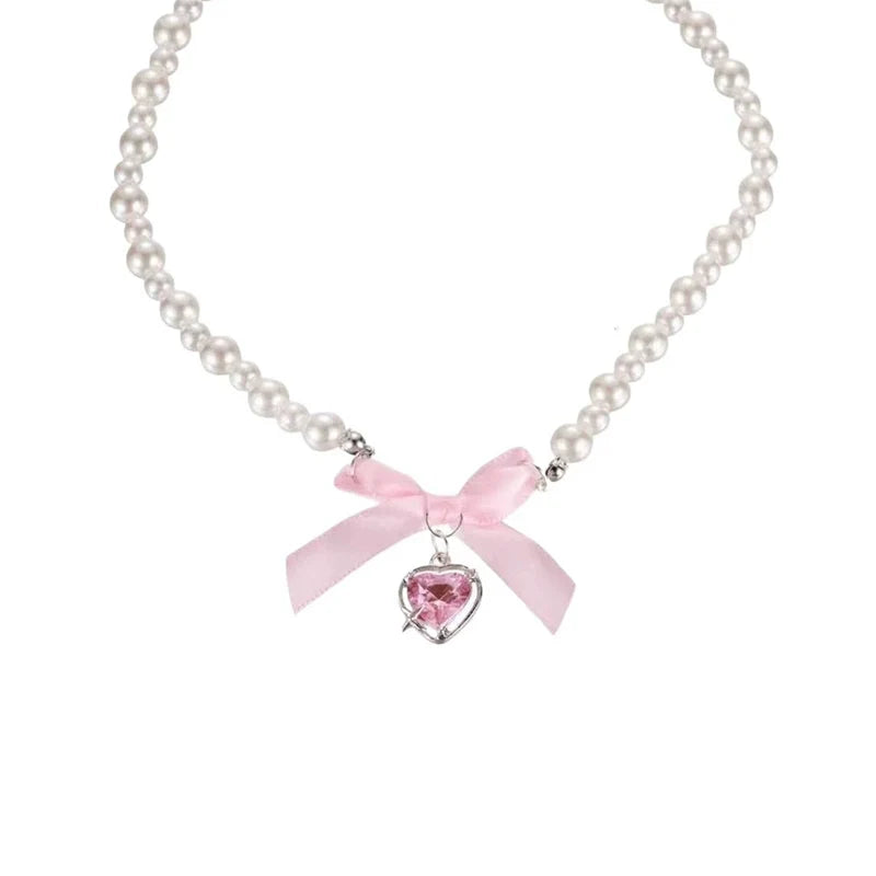 Amaree Princess Bow Necklace - Princess Bow