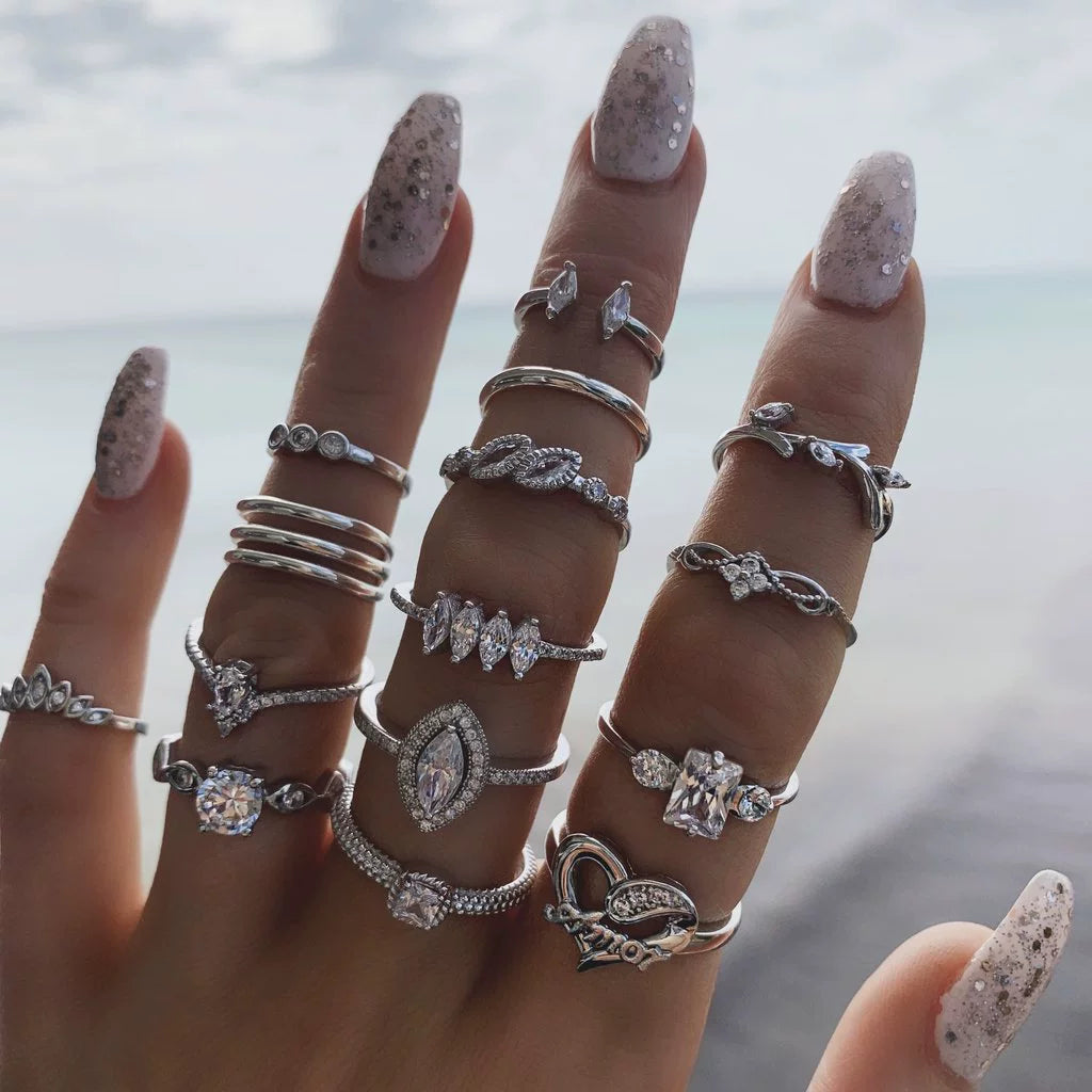 Jazzlyn Dainty Layered Rings - Style 1 [6G10Q5WE]