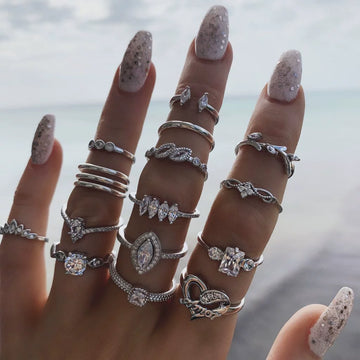 Jazzlyn Dainty Layered Rings - Style 1 [6G10Q5WE]