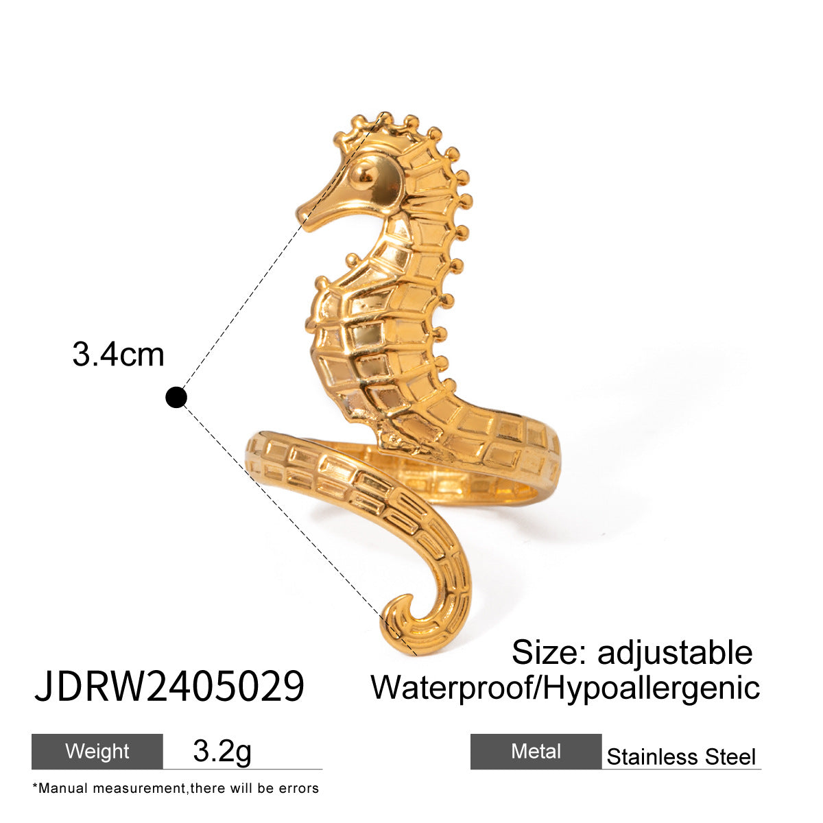 Chioma Delicate Starfish Jewelry - JDRW2405029 Ring [LKUHP720]