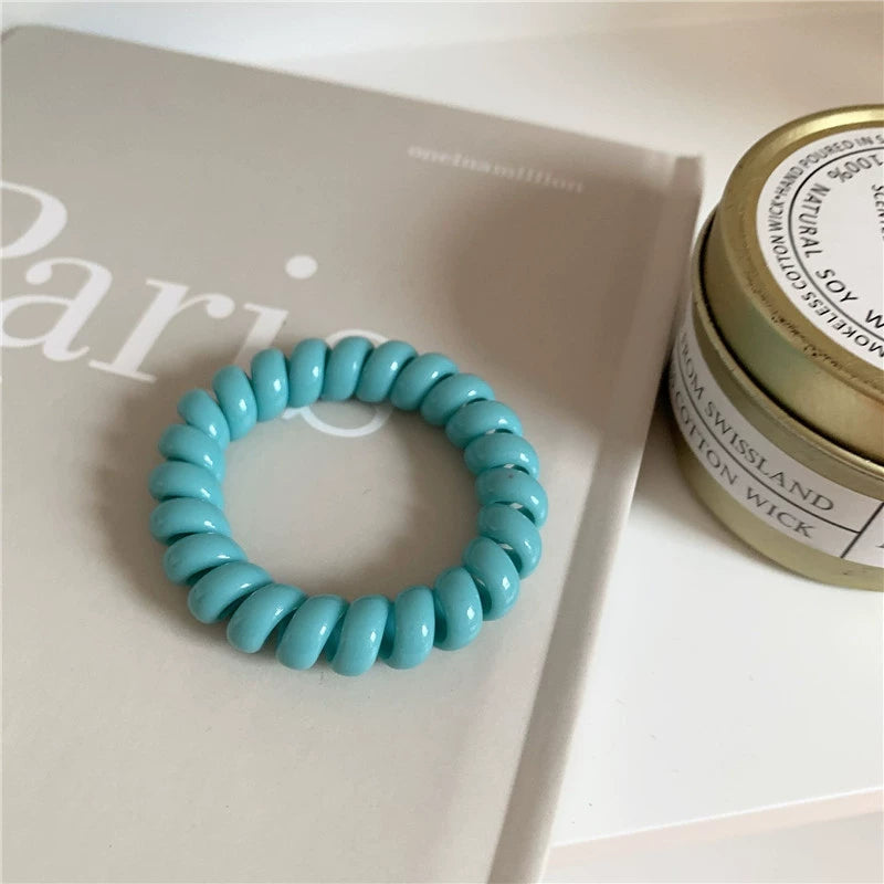 Annalie Seamless Hair Ties - Blue-Green [CN9FPR7N]