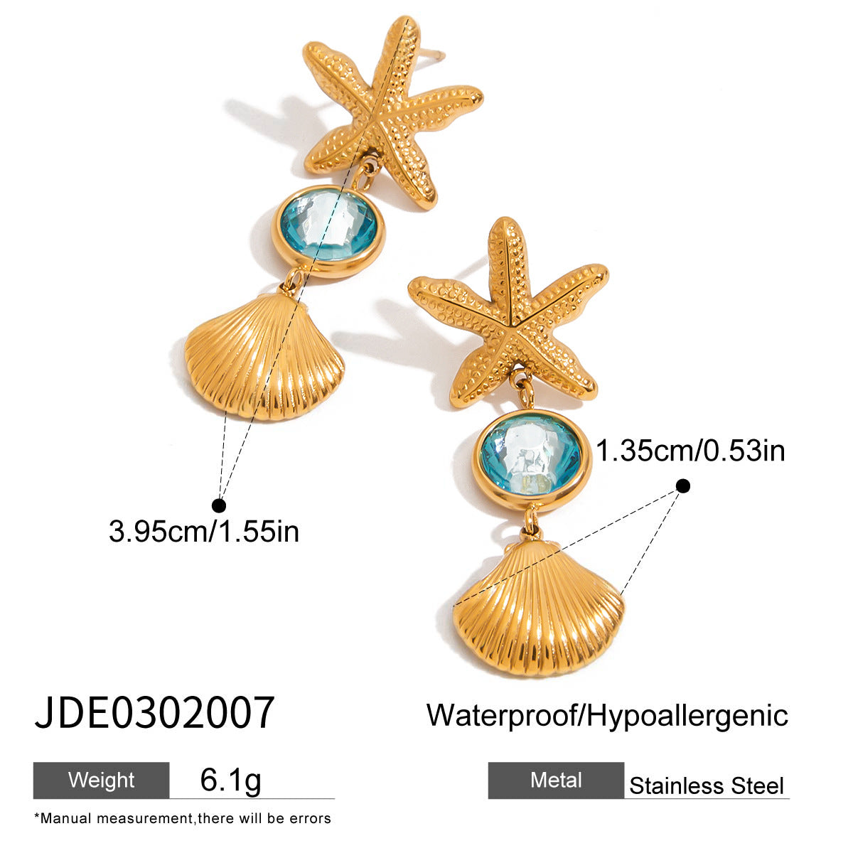 Tommie Ocean Charm Jewelry Set - JDE0302007 [U0V5ELIK]