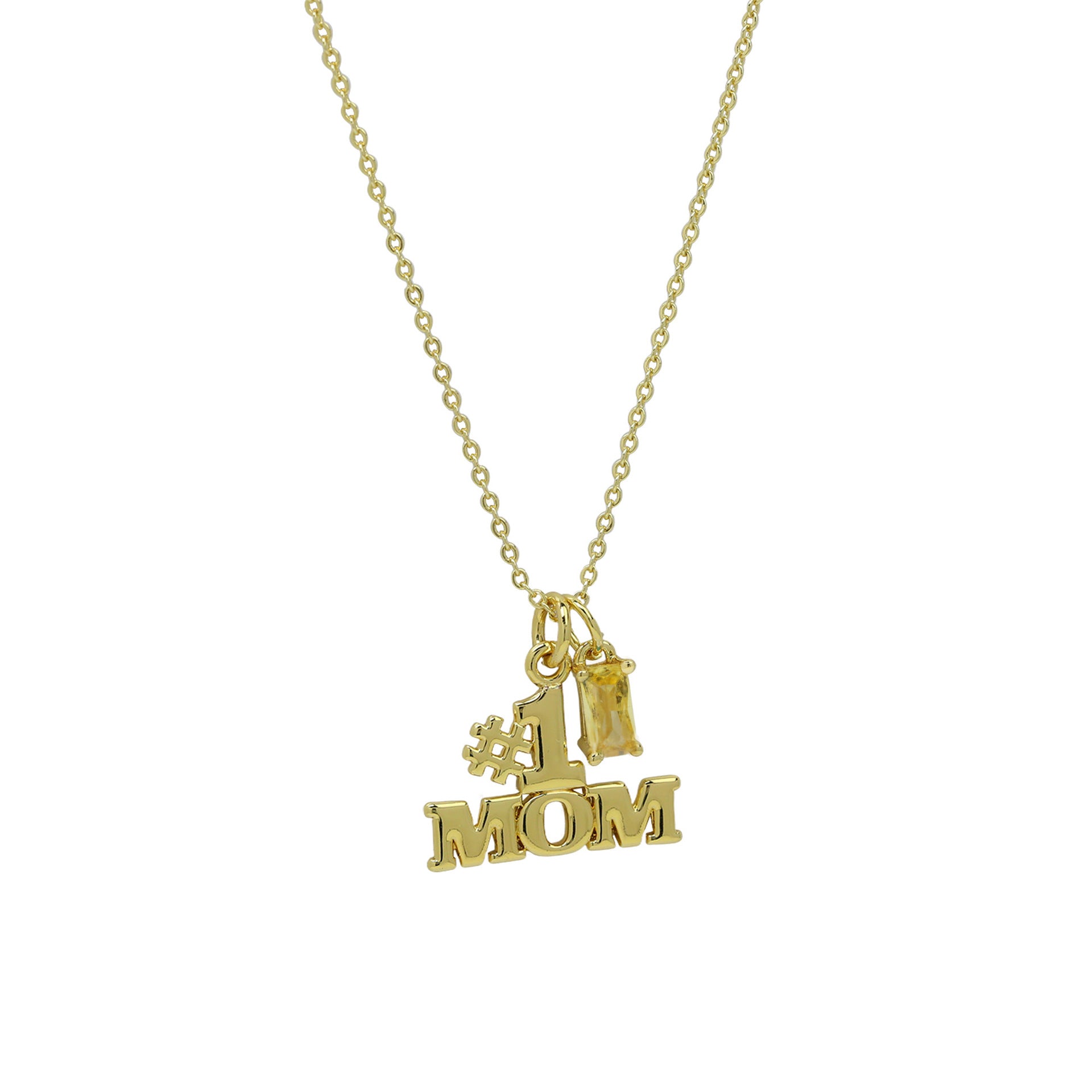 Serah Mom Birthstone Necklace - November Birthstone [2FCXXB70]