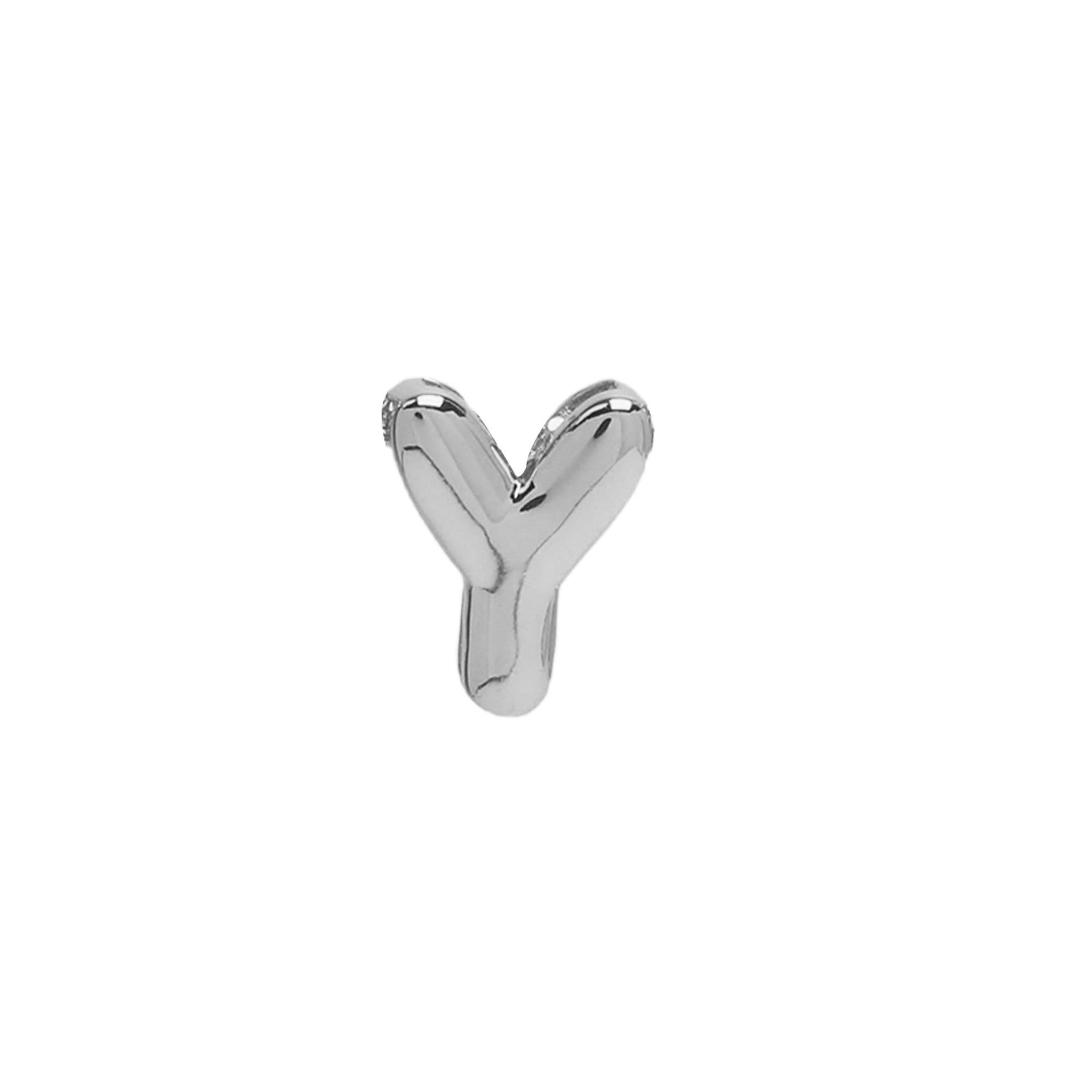 Rina Bubble Initial Charm - Platinum Y (Charm) [U2NR2JUQ]