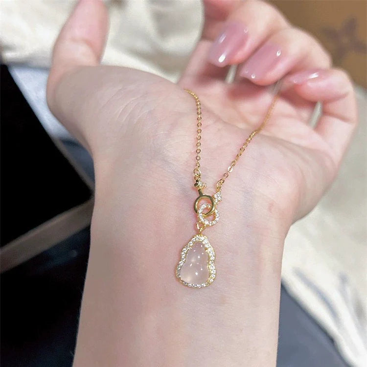 Danely Golden Gourd Necklace - Golden Gourd Necklace