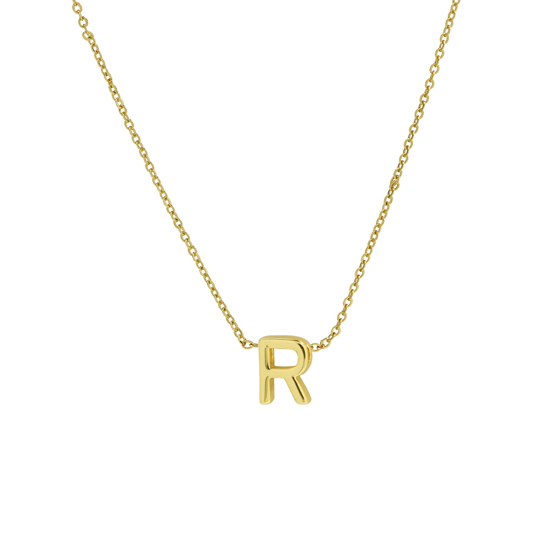 Agnes Initial Pendant Necklace - R [M8QGBR53]