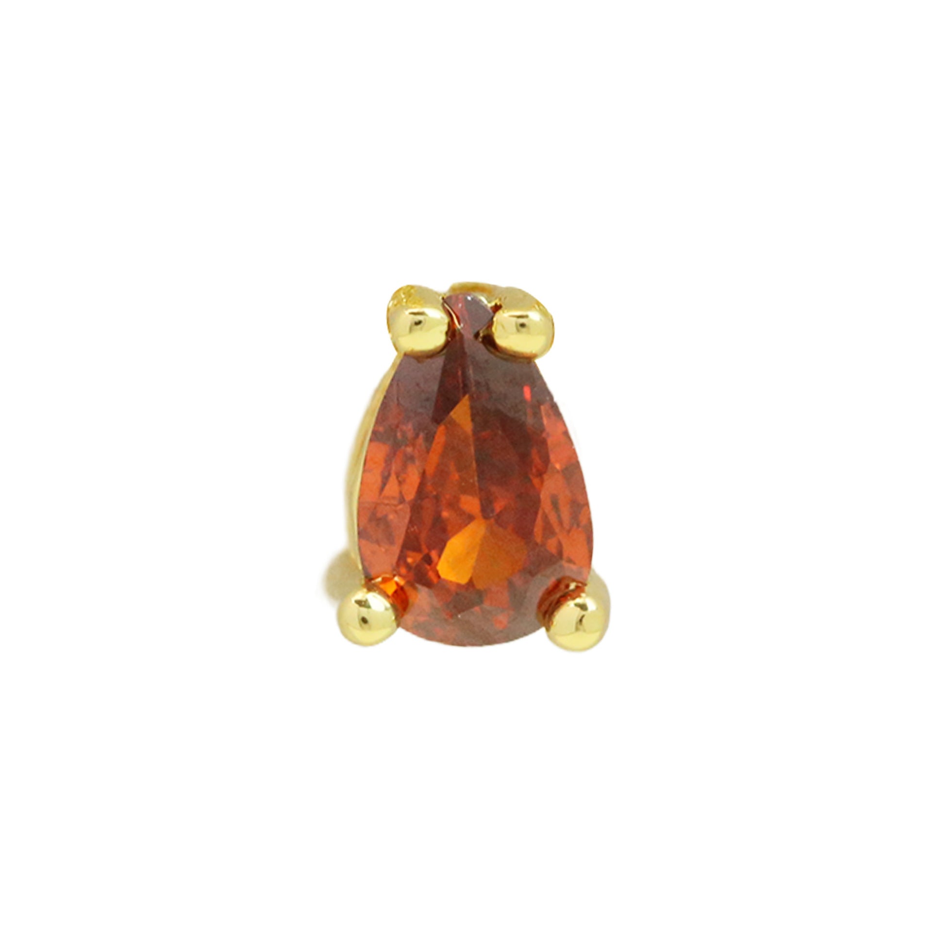 Kynsley Gold Charm Necklace - January Birthstone Drop [RYL4TAQ2]