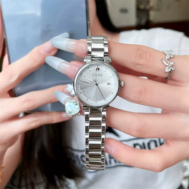 Silvia Classic Quartz Watch - Silver