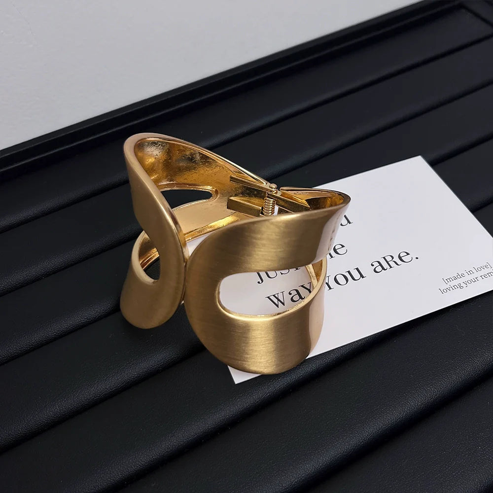 Aniyla Titanium Cuff Bracelet - Gold