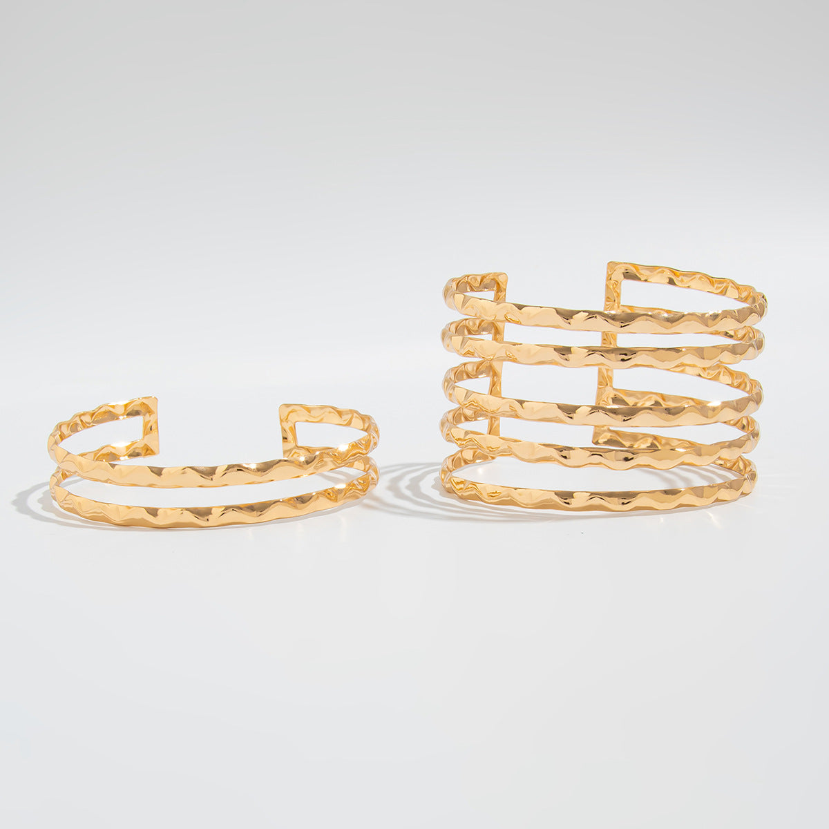 Ifrah Wave Cuff & Ring Set - Gold [C932EVV7]