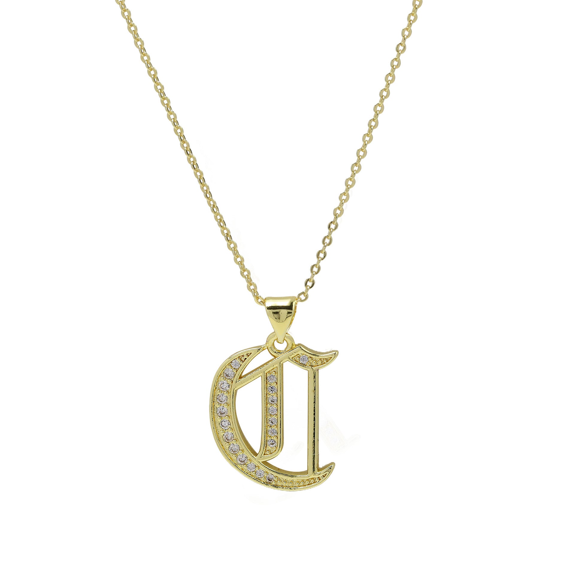 Lawson Old English Initial Necklace - C Necklace [R0HF124X]