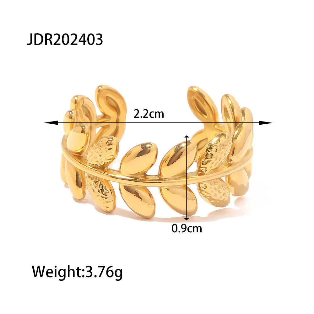 Mishika Paperclip Pearl Ring - JDR202403 [47GCS3VC]