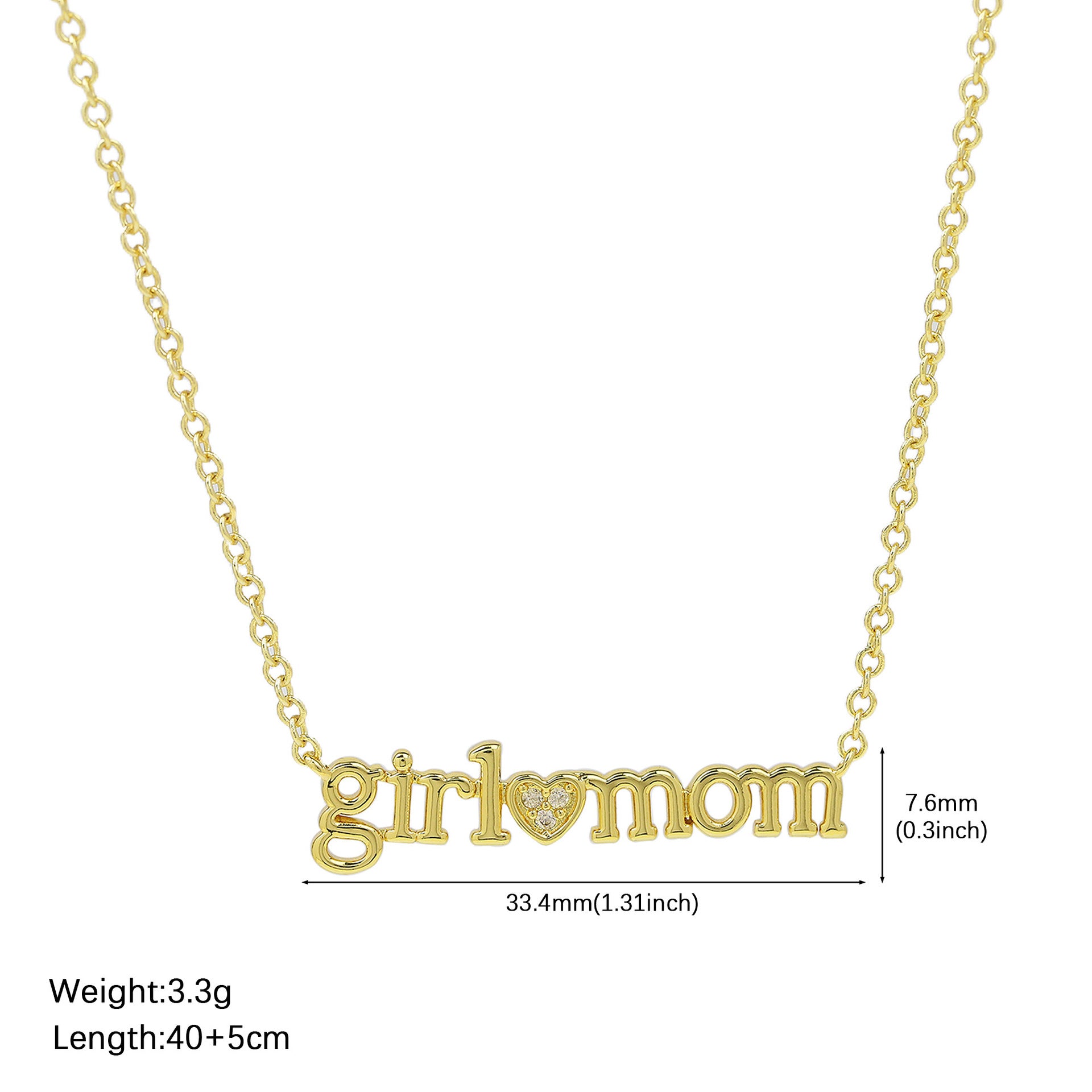 Adhya Sentimental Charm Necklace - Stay Pendant [K6TJ9P76]