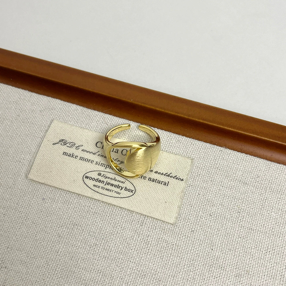 Gwendolynn Sculptural Open Ring - Gold Small [BRKGQUM5]