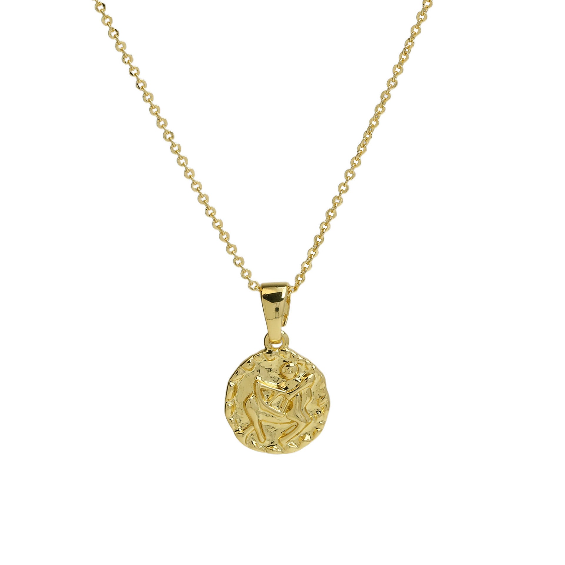 Anayah Zodiac Coin Necklace - Sagittarius [P19V88TG]