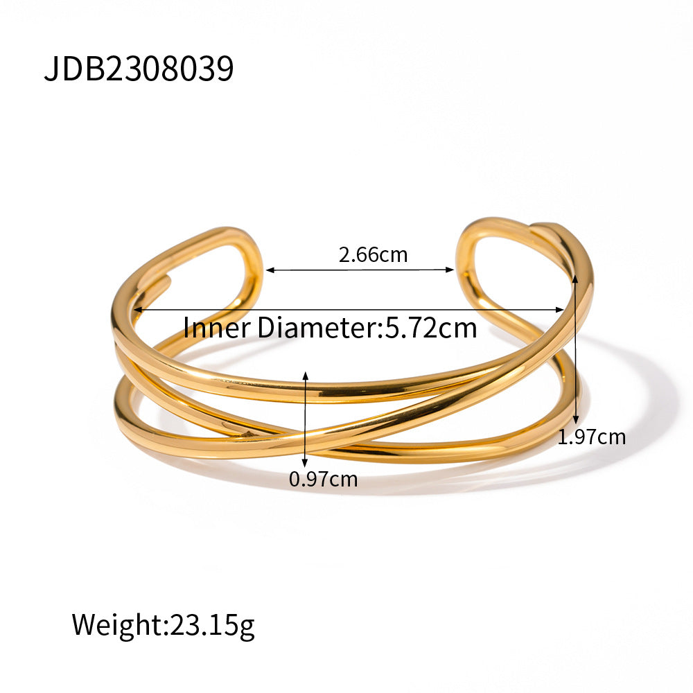 Kenslee Golden Pearl Cuff Bracelet - JDB2308039 [0NY5N0WQ]