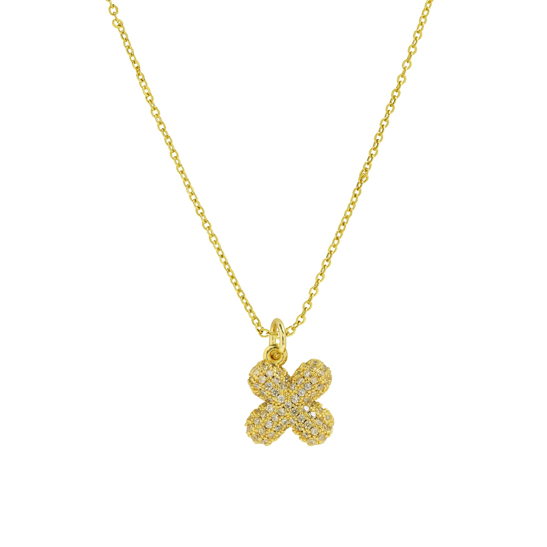 Dyana Balloon Letter Necklace - Letter X [PGT26JO1]