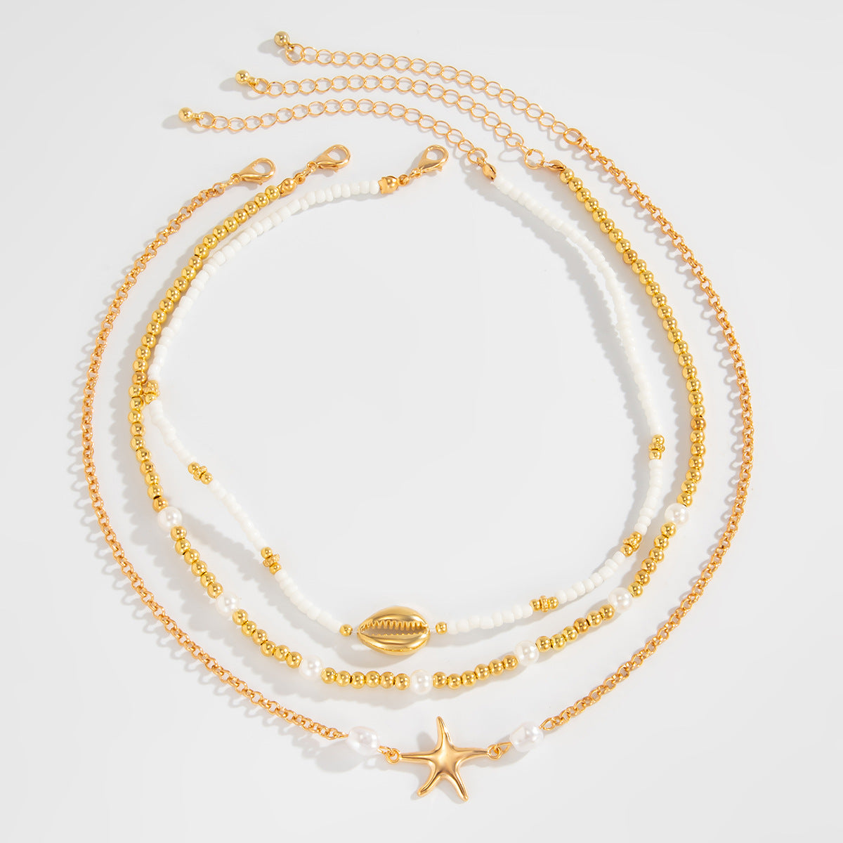 Lyla Coastal Charm Layered Necklace - Style 2 [7UMC6GCZ]