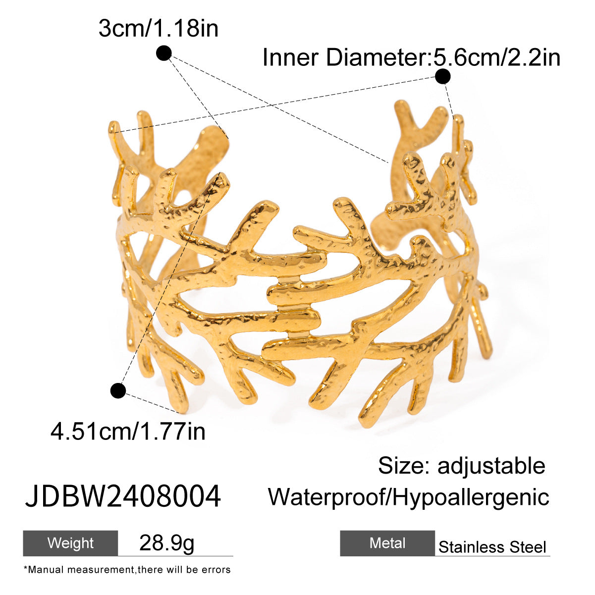 Sammie Luxe Shell Cuff - JDBW2408004 [O6FXLKFH]