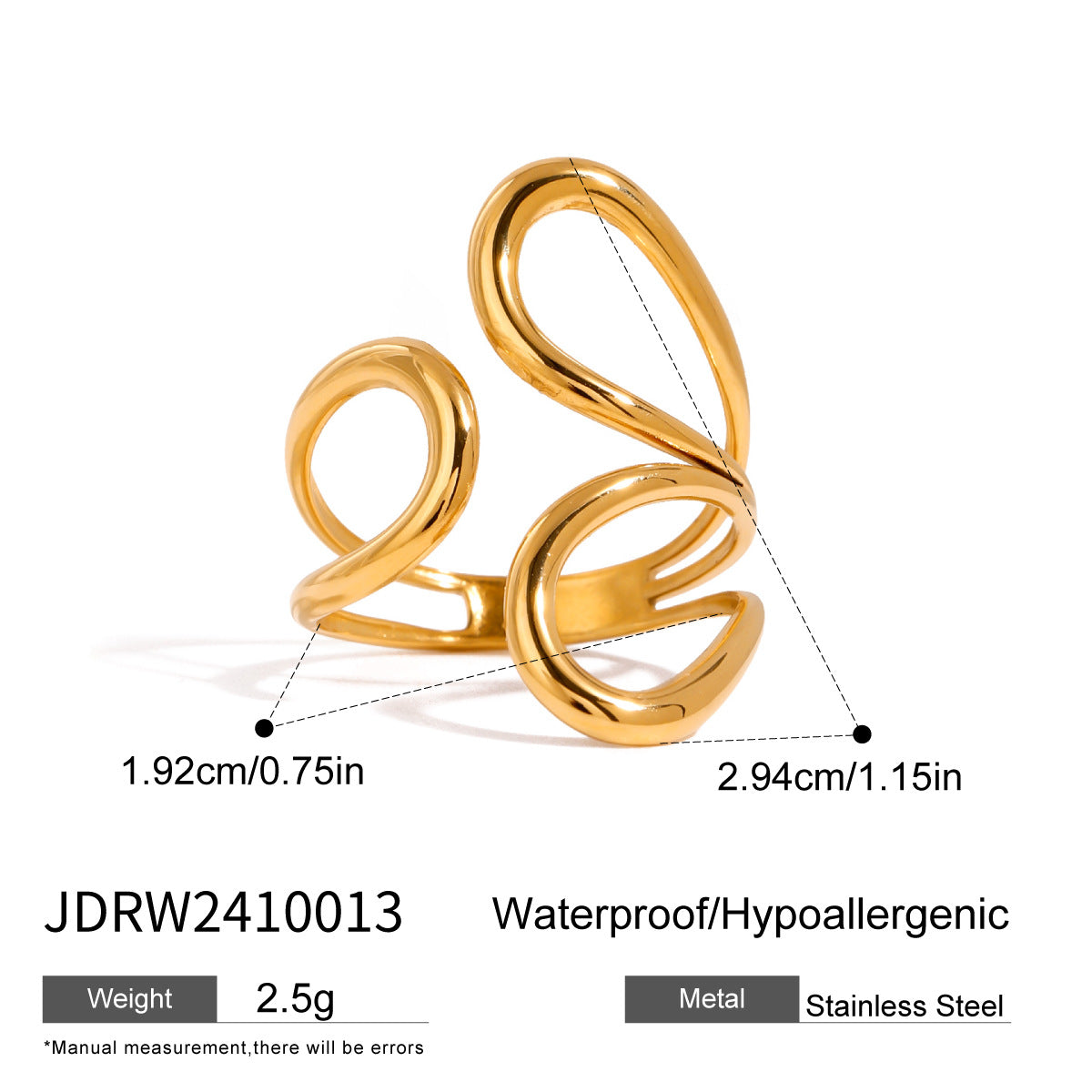 Sanvi Geometric Line Rings - JDRW2410013 [EZBANQOG]