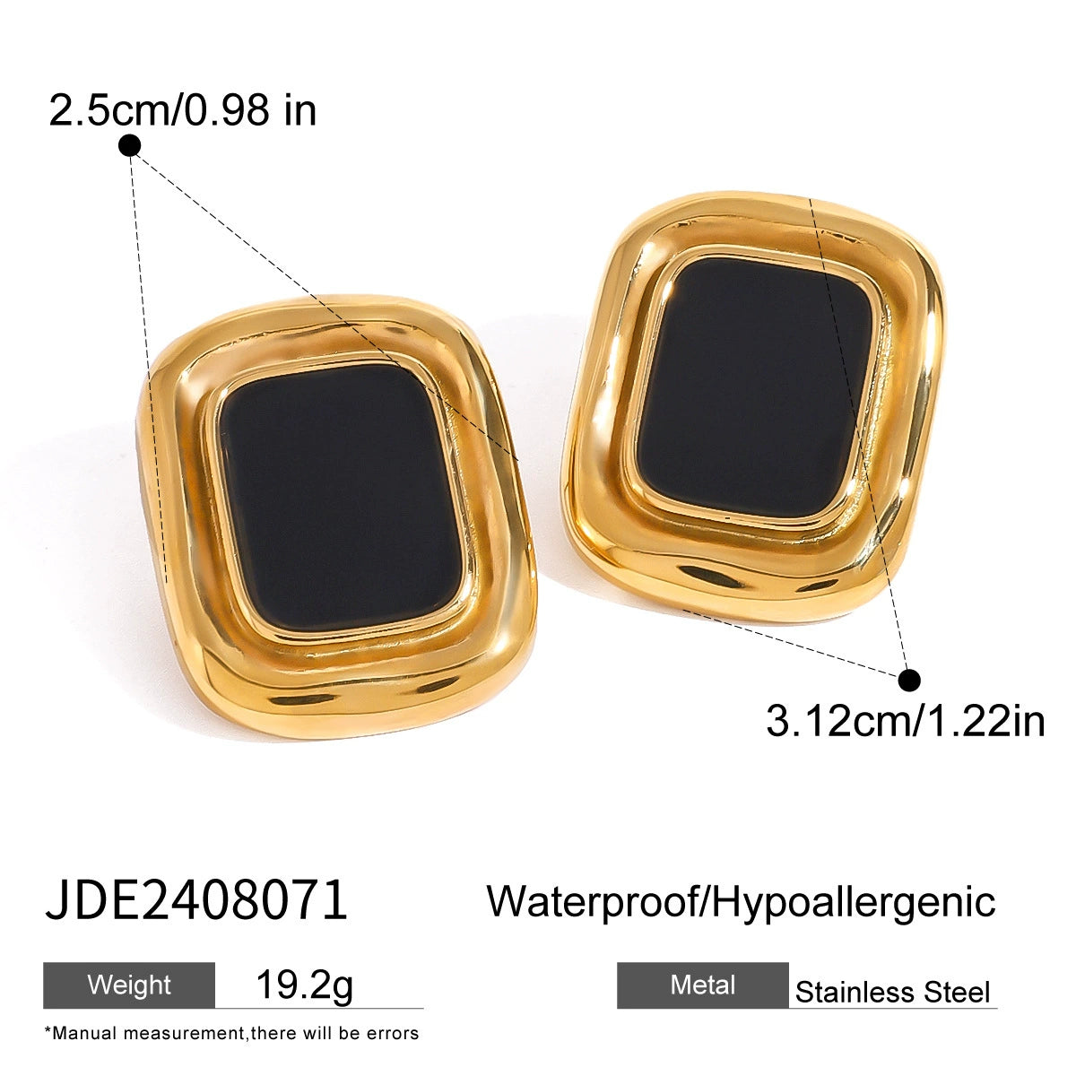 Timia Sculptural Mid-Century Earrings - JDE2408071 [AHTJ1LQG]