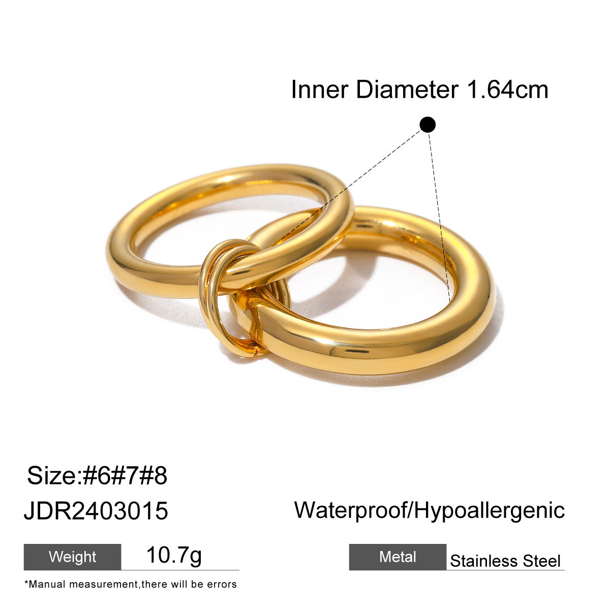 Cherry Stackable Rings Collection - JDR2403015-7 [KU31QW0I]