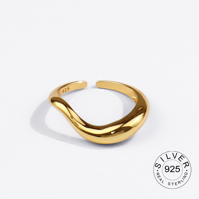Shaniah Zircon Sterling Ring - Rose Gold+Resizable
