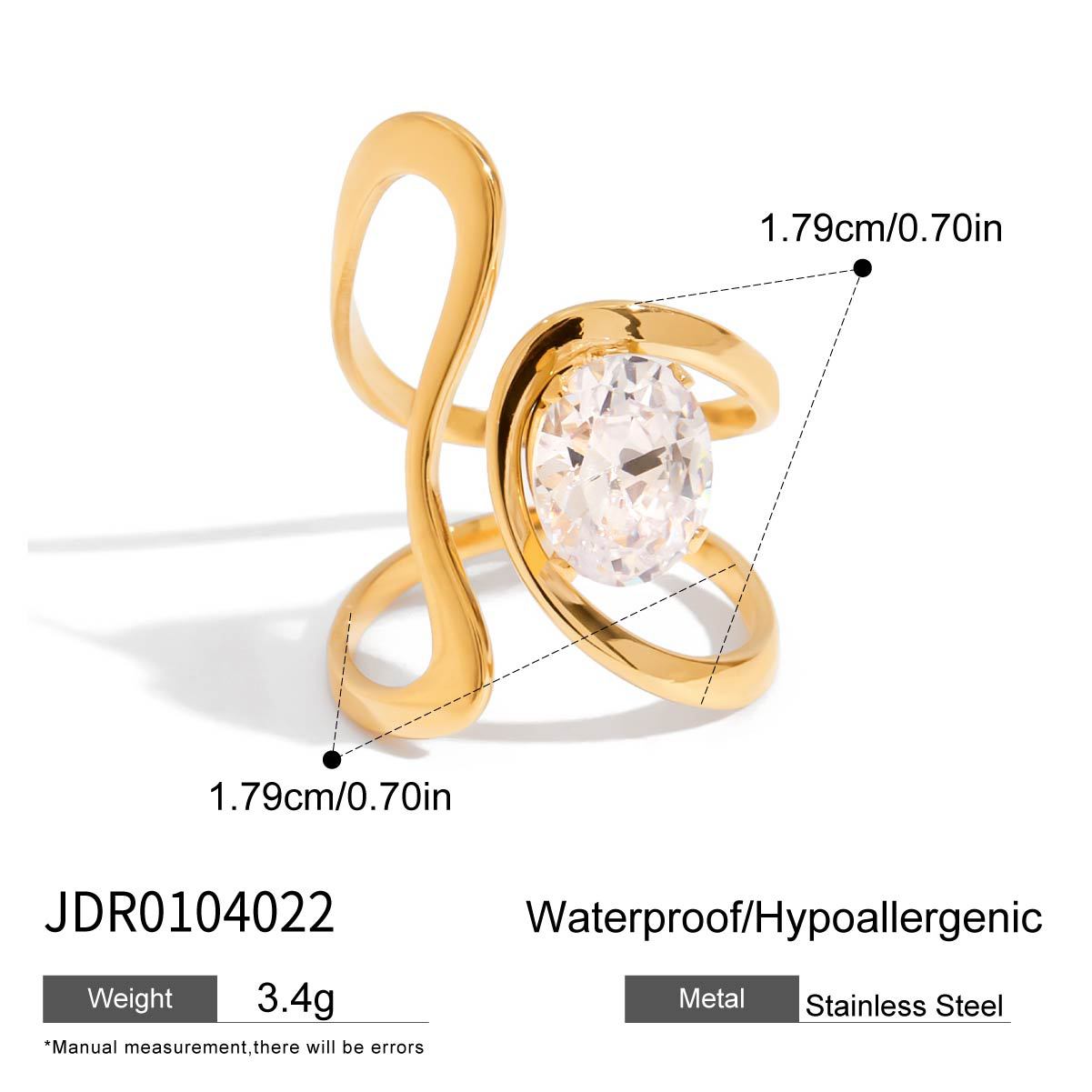 Maris Geometric Zircon Ring Set - Style JDR0104022 [1ZMUOXC6]