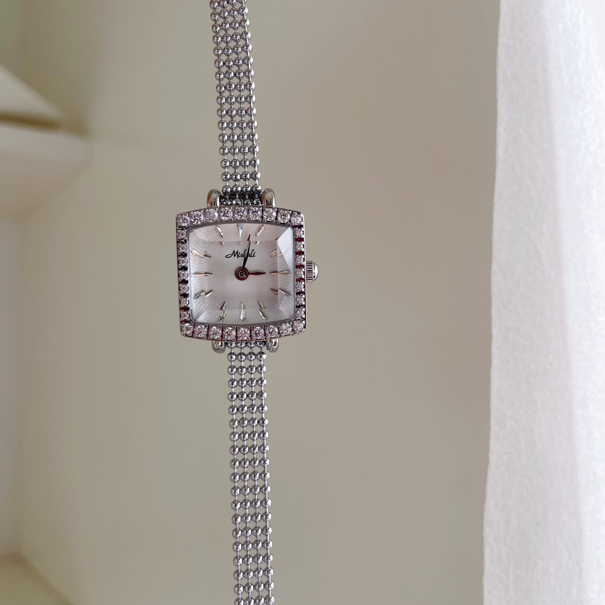 Landry Sugar Cube Bracelet Watch - Silver [34PAL46G]