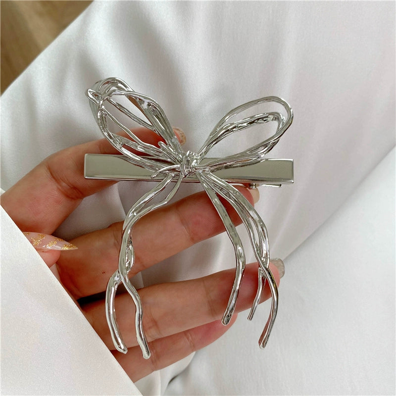 Avalee Rhinestone Bow Pin - Bow Brooch Hair Accessory Dual Use [P8YU5XDW]