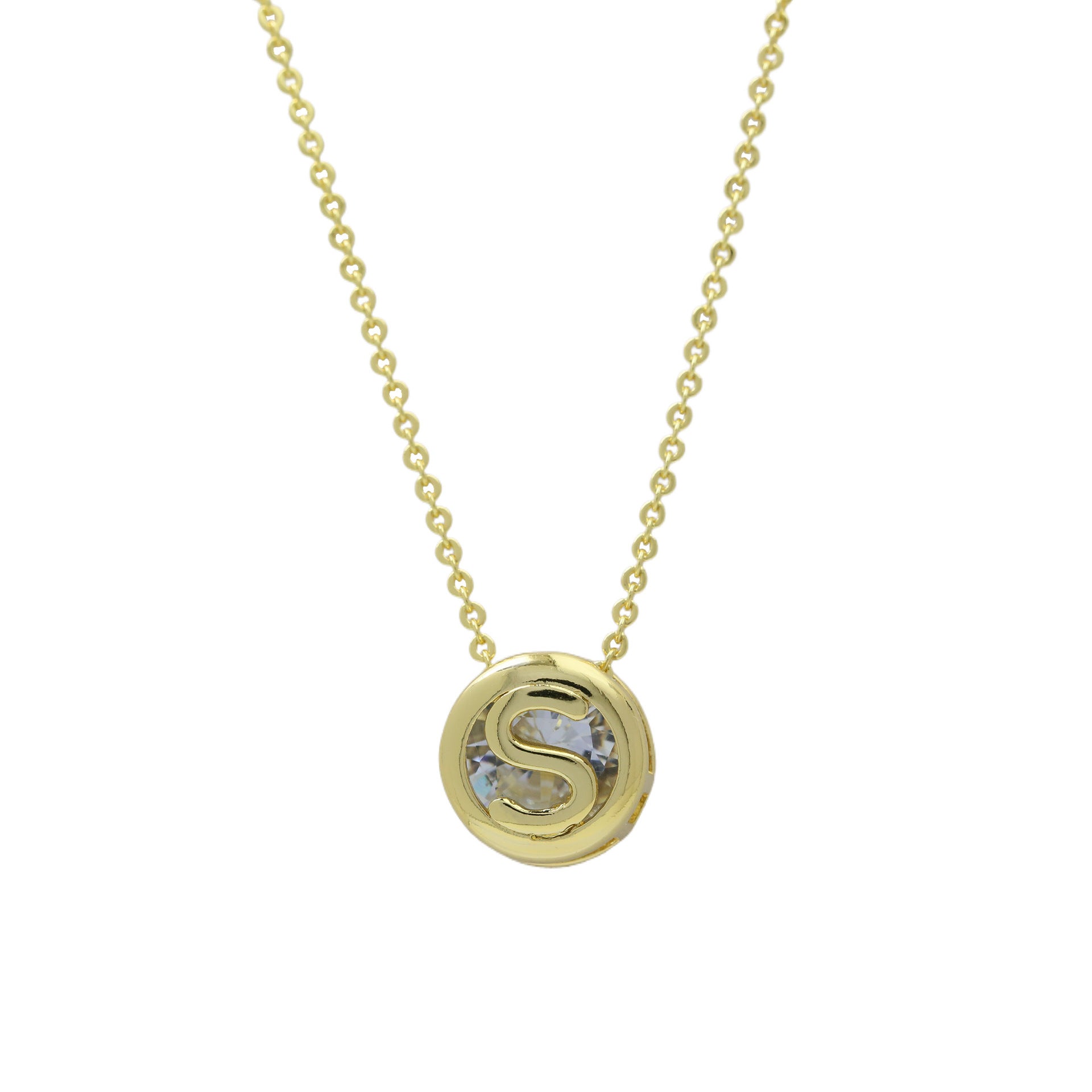 Gia Initial Pendant Necklace - S [5LGVIWV9]