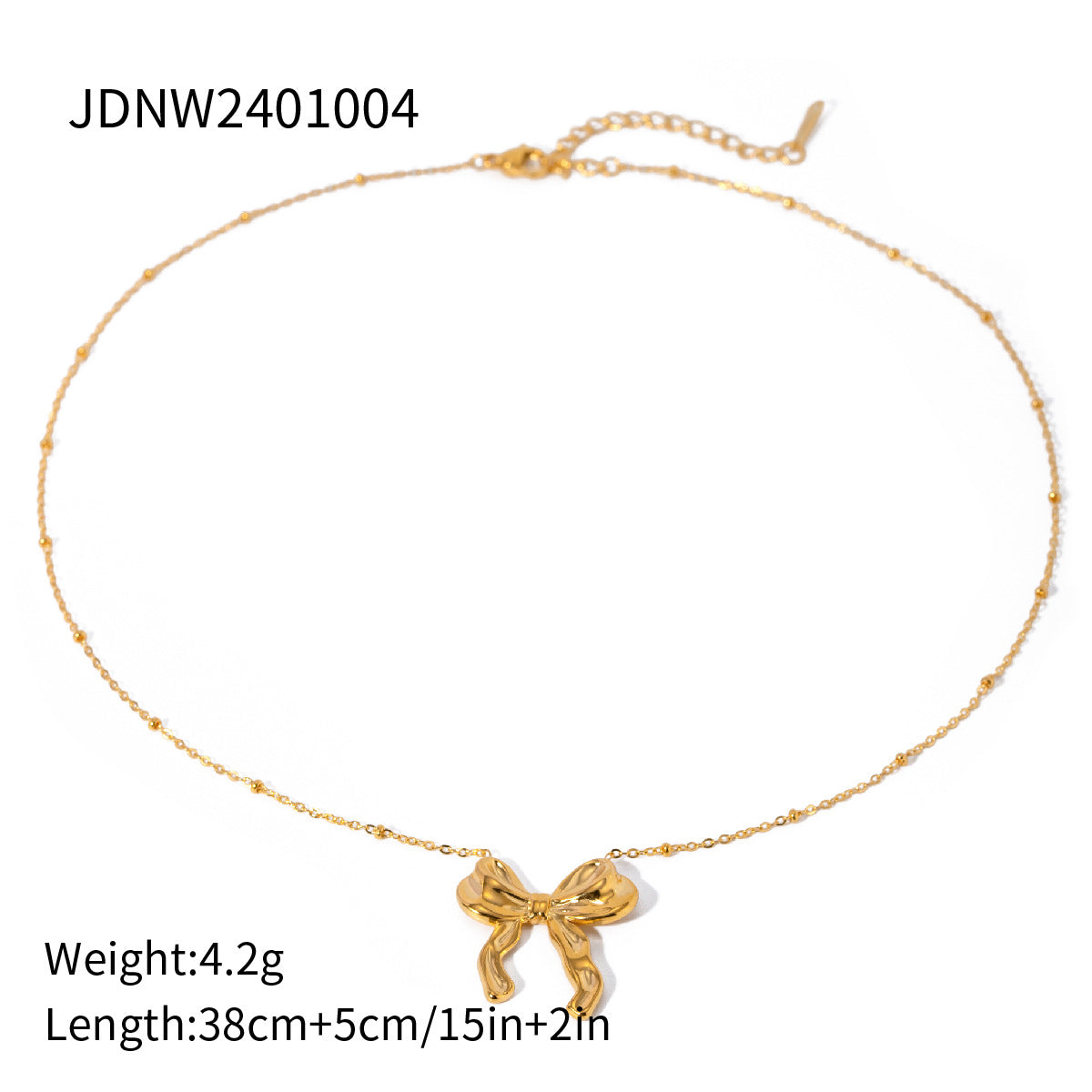 Haisley Titanium Geometric Necklace - JDNW2401004 [HTH934RG]